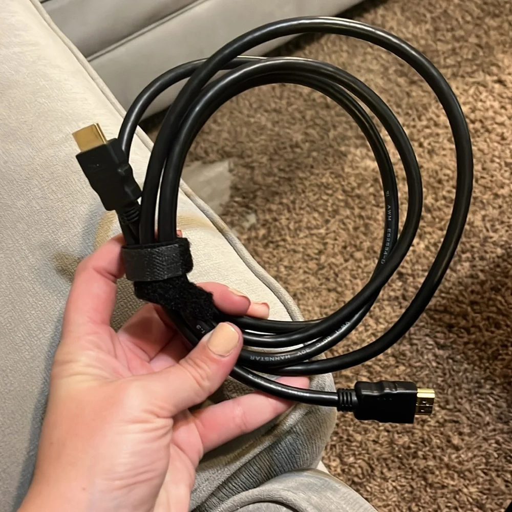 EUC - Coaxial Cable + HDMI Cable